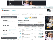 Tablet Screenshot of fresnogasprices.com